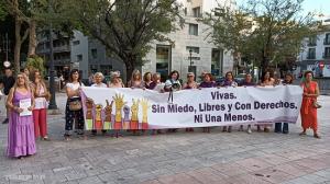 Concentración, este jueves, en la Fuente de las Batallas. 