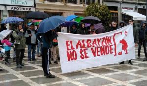 Concentración celebrada el sábado en Plaza Nueva.