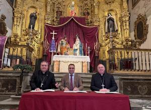 Presentación de la subvención en la iglesia de San Matías. 