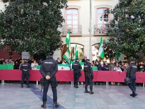 Vigilancia policial el pasado Día de la Toma.