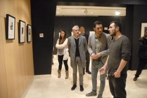 Eduardo Castillo,en la inauguración de una exposición en el Rey Chico.