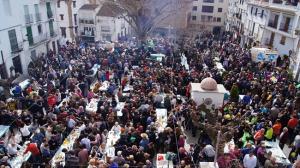 Espectacular imagen de la Fiesta de la Asadura.