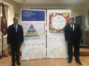 Presentación de la nueva pirámide de alimentación saludable.