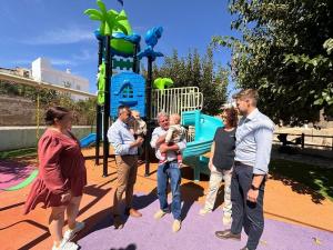 Turón ha recuperado su parque infantil. 