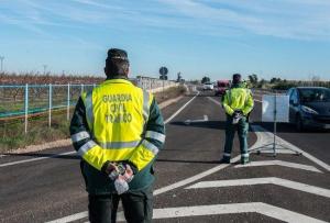 Control de la Guardia Civil, en una imagen de archivo.