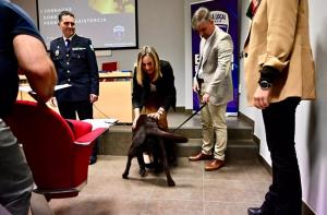 Carazo, en las jornadas sobre perros de asistencia a diabéticos.