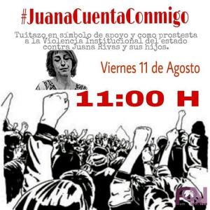 Imagen de la campaña en redes en apoyo a Juana Rivas.