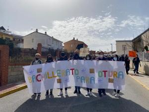 Cabecera de la manifestación.