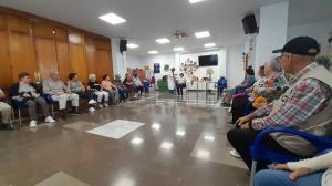 Fotos del taller de risoterapia de la Semana del Mayor de Monachil.