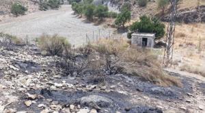 El incendio afectó a 1,7 hectáreas agrícolas y de matorral.