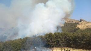 Incendio en Pinos Puente elpasado mes de julio.