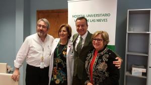 Higinio Almagro y Pilar Espejo con José Luis Ramos y Pilar López.