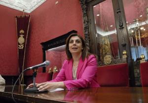 Raquel Ruz, en rueda de prensa. 