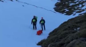 Imagen de archivo de un rescate en Sierra Nevada.