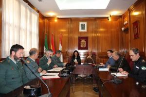 Reunión en el Ayuntamiento de Santa Fe.