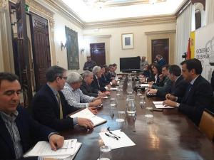 Reunión de coordinación de las administraciones.