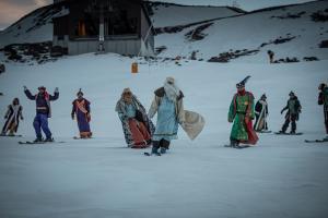 Cabalgata de Reyes Magos en Sierra Nevada. 