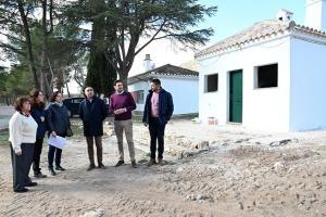 Visita a los trabajos de adecuación de la finca. 