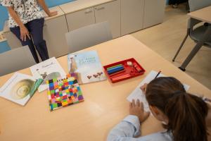 Una alumna hospitalizada durante las clases. 