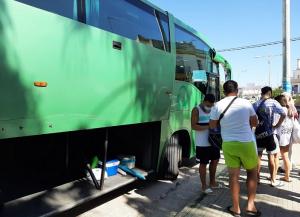 Los servicios de bus a la playa comienzan este sábado. 