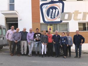 Parte la plantilla de la RTV de Motril con representantes del sindicato SPA.