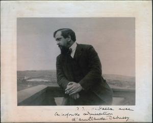 Dedicatoria de Debussy a Manuel de Falla.