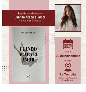 Sara Arenas presenta su libro, este viernes, en La Tertulia.