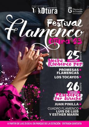 Cartel del Festival de Flamenco de Otura.