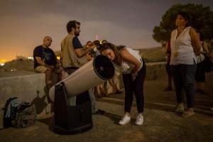 Uno de los talleres de astronomía del año pasado.