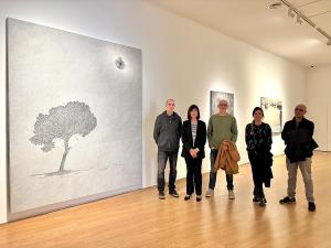 Presentación de la exposición de las obras del Premio Granada de Fondo a la Creación Artística.