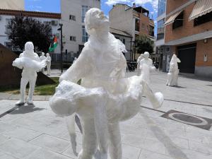 Esculturas que han estado expuestas en Maracena. 