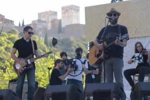 Los Planetas, en un concierto en el Palacio de los Córdova.