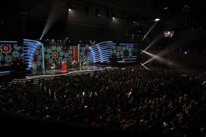 Imagen del auditorio durante la gala. 