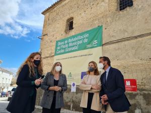 De izquierda a derecha, María Pilar Vázquez, Marifrán Carazo, Alicia Martínez y Antonio Granados. 