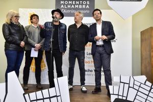 Antonio Arias, junto a Eric Jiménez, en la rueda de prensa de hoy.