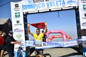 Rachid el Morabity, ganador de la Subida al Pico Veleta.