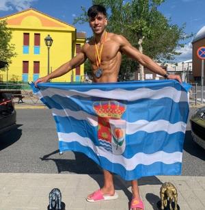  El joven culturista de Vegas del Genil Fran Castillo, campeón de España Junior de Culturismo Natural 