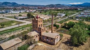 Imagen aérea del complejo de la Azucarera de San Isidro.