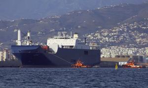 Imagen del barco saudí.