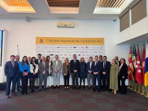 Visita a la Cámara de Comercio de España en México.