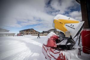 Cañón de nieve. 