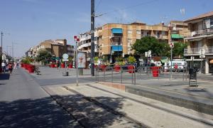 Vista del centro de la localidad. 