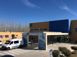 Centro de salud de Guadix, integrado en el hospital. 