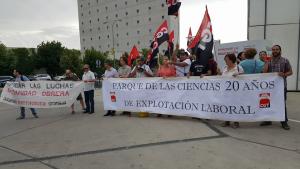 Concentración esta tarde a las puertas del Parque de las Ciencias.