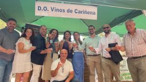 En la feria participan 20 expositores, entre ellos de la D.O Vinos de Cariñena. 