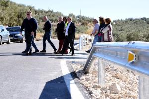 Visita a unas de las carreteras que ya se han reformado, entre Montejícar y Dehesas Viejas.