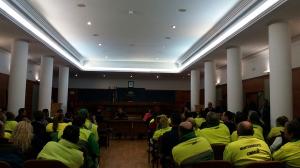 Asamblea de trabajadores de Limdeco.