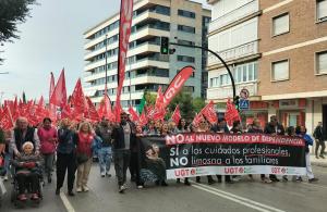 Cabecera de la manifestación.