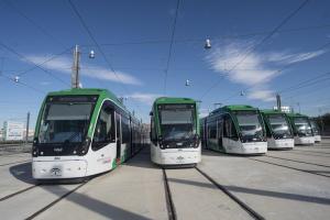 Vehículos del Metropolitano de Granada.