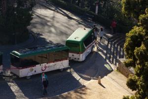 Tren turístico en una imagen de archivo.